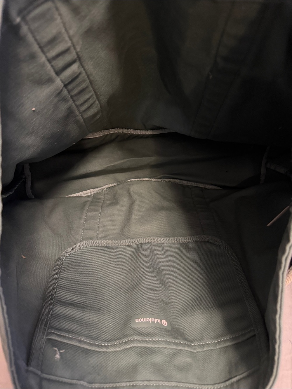 lululemon athletica Green Canvas Tote - Picture 3 of 6